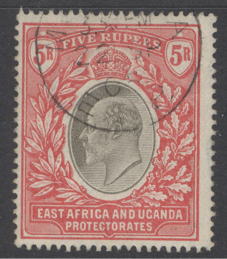SG 13 EA&U 1903-04. 5r grey & red. Very fine used CAT £400