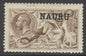 SG 21 Nauru 1916-23. 2/6 brown. Unmounted mint CAT £80