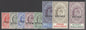 SG 66-74 Gibraltar 1906-11. 1d-8/- set of 8, overprinted specimen. Unmounted mint, very fresh examples. Scarce...