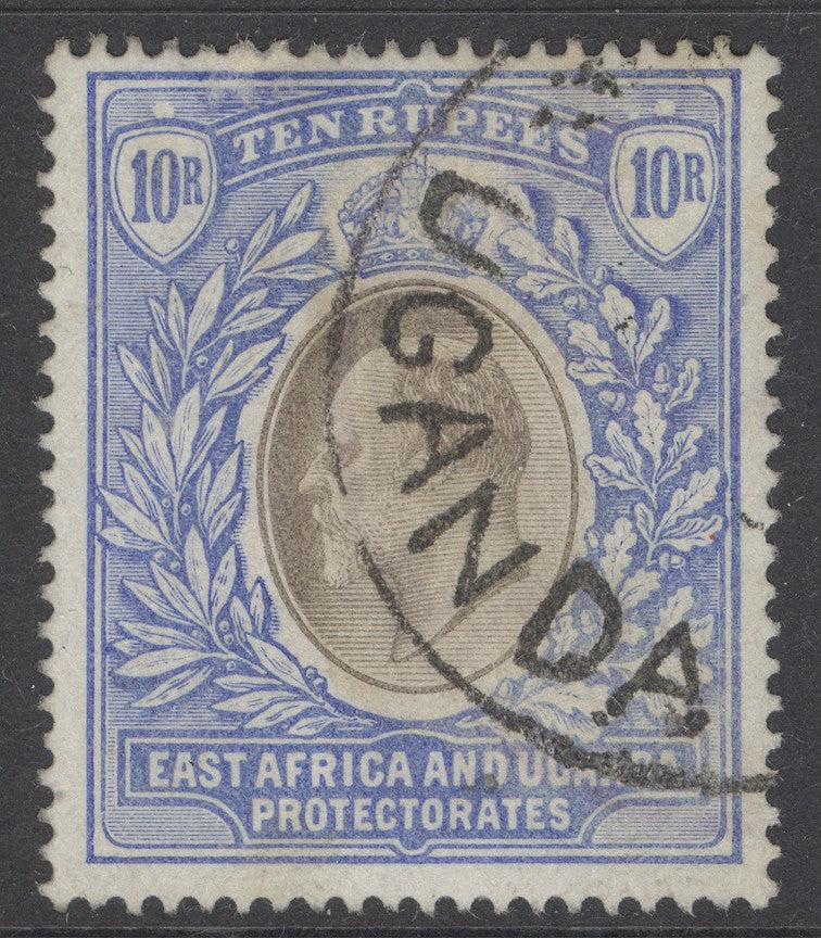 SG 14 EA&U 1903. 10r grey & ultramarine. Very fine used, good colour & well centred CAT £750