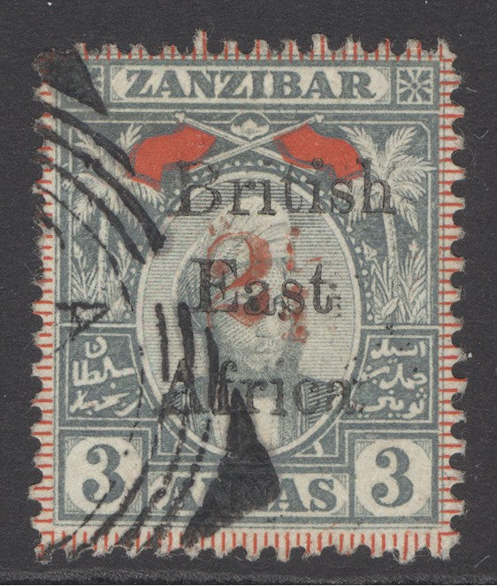 SG 91 BEA 1897. 2½d on 3a grey-red. Very fine used CAT £75