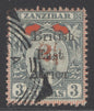 SG 91 BEA 1897. 2½d on 3a grey-red. Very fine used CAT £75