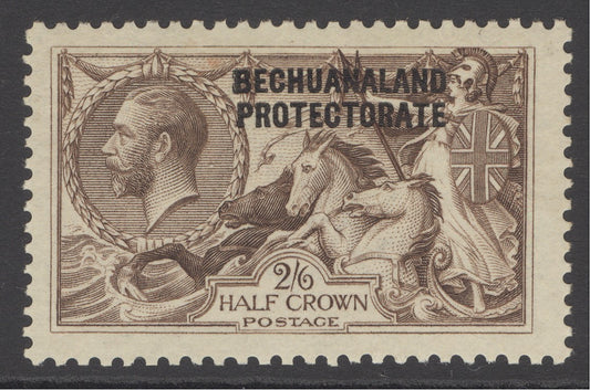 SG 86 Bechuanaland protectorate 2/6 sepia. Fresh lightly mounted mint example CAT £140