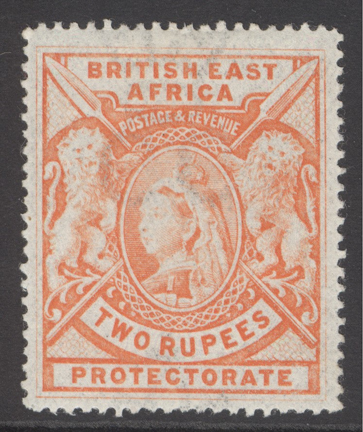 SG 93 BEA 1897-1903. 2r orange. Lightly mounted mint CAT £170