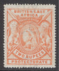 SG 93 BEA 1897-1903. 2r orange. Lightly mounted mint CAT £170