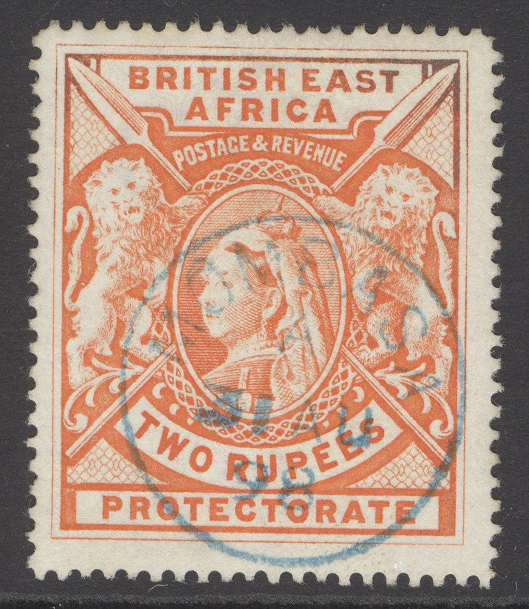 SG 93 BEA 1887-1903. Very fine used with a blue Mombasa 31st Aug 1898 CDS CAT £170
