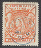 SG 93 BEA 1887-1903. Very fine used with a blue Mombasa 31st Aug 1898 CDS CAT £170