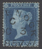 SG 34 2d blue plate 5 lettered KC. Very fine used with a Greenock, Oct 3rd 1857 CDS