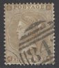 SG 86 9d bistre. Very fine used part numeral, leaves Queens profile clear. Good colour & well centred CAT £400