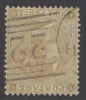 SG 87i 9d straw, variety inverted watermark. Very fine used with a ‘221’ numeral & part Leith CDSCAT £750