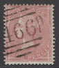 SG 62 4d pale carmine on white paper (spec J47e). Very fine used with a ‘466’ numeral CAT £750