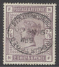 SG 178 2/6 lilac. Very fine used with a Smithfield marker registered CDS, 19th Nov 1900 CAT £160