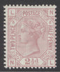 SG 141 2½d rosy-mauve plate 8 lettered NL. A pristine unmounted mint example CAT £400