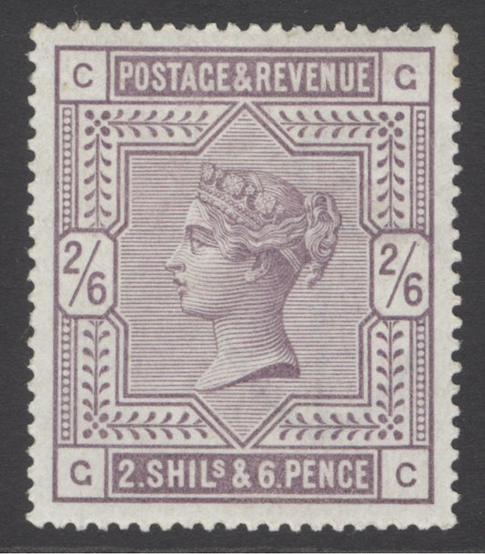 SG 178 2/6 lilac. A fine fresh lightly mounted mint example CAT £600