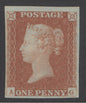 SG 8 1d red-brown lettered AG. A very fine unmounted mint example. 4 good to large margins CAT £400