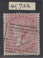 SG 63 4d carmine, watermark medium garter. Very fine used CAT £400