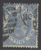 SG 118 2/- dull blue variety inverted watermark. Good used. Very scarce CAT £950