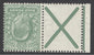 SG spec M2(2)ac ½d yellowish-green with St Andrews cross watermark crown inverted. Fine unmounted mint. Wenvoe cert