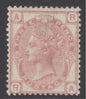 SG 143 3d rose plate 15. Fine unmounted mint example CAT £300