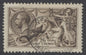 SG 399 2/6 deep sepia-brown. Very fine used registered oval clear of Kings profile CAT £180