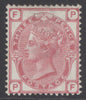 SG 144 3d rose plate 20. A fine fresh very lightly mounted mint example. Nice deep colour & very well centred CAT £600