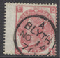 SG 103 3d rose plate 6. Very fine used with a Blyth, Nov 14th 1871 CDS