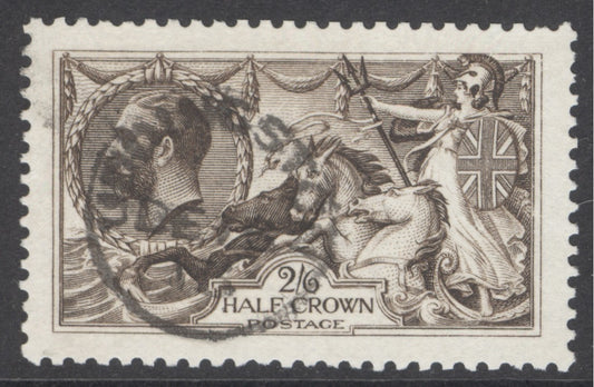 SG 399 2/6 deep sepia-brown. A very fine used CDS example