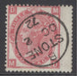 SG 103 3d rose plate 8. Very fine used with a Stone, Oct 2nd 1872 CDS.