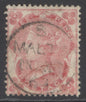 SG 76 3d bright carmine-rose. Very fine used with a Malta CDS & part CDS in red. Good colour & well centred