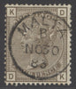 SG 160 4d grey-brown plate 18. Superb used with an upright Malta CDS, Nov 30th 1883