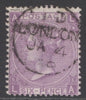 SG 107 6d bright violet. Very fine used with a London CDS