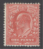 SG 273 1d pale rose-carmine Spec M6(4). Fine unmounted mint
