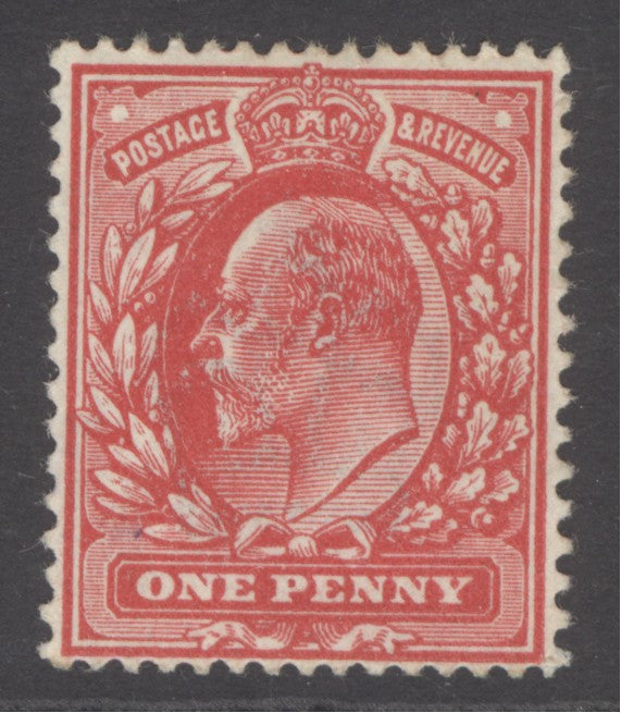 SG 281 1d deep rose-carmine Spec M7(6). Fine unmounted mint