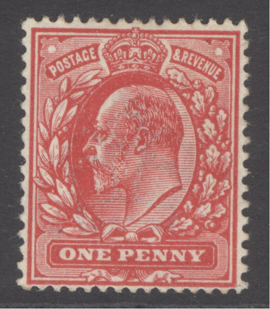SG 281 1d deep rose-carmine Spec M7(6). Fine unmounted mint