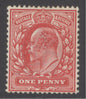SG 281 1d deep rose-carmine Spec M7(6). Fine unmounted mint