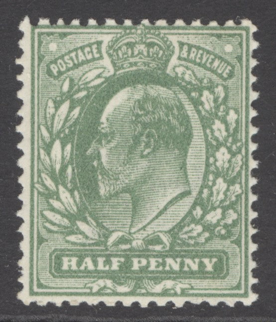 SG 271 ½d olive-green Spec M3(8). Fine unmounted mint CAT £100