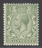 SG 355 ½d bright yellow-green N14(11). A fine fresh unmounted mint example CAT £75