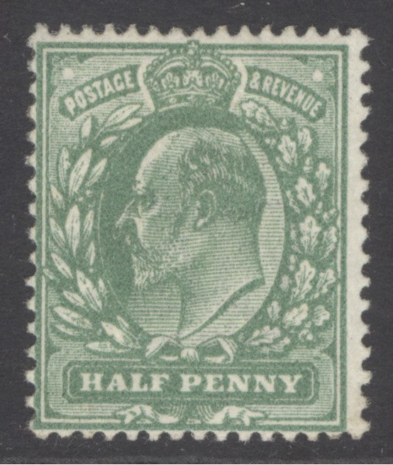 SG 279a ½d deep dull green Spec M4(2). Unmounted mint