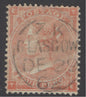 SG 79 4d bright red. Very fine used with a Glasgow, Dec 29th 1862 CDS