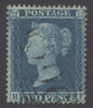 SG 27 2d blue (plate 5) lettered BF, perf 16, watermark large crown. Very fine used CAT £450