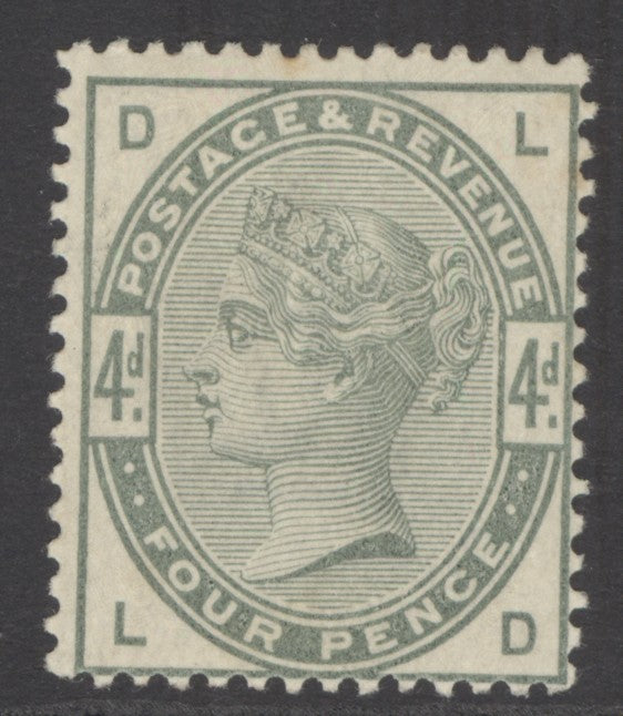 SG 192 4d dull green. A fine fresh lightly mounted mint example with good deep colour CAT £350