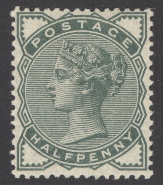 SG 164 ½d deep green. Unmounted mint CAT £25