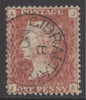 SG 43 1d rose-red plate 170. Very fine used with a Gibraltar, Nov 10th 1875 CDS