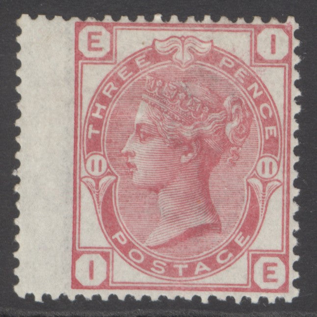 SG 144 3d pale rose plate 11. A fine fresh mounted mint example CAT £300