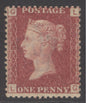 SG 43 1d rose-red plate 137 lettered LG. A fine unmounted mint example CAT £40