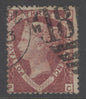 SG 53 1½d lake-red plate 1 error of lettering OP-PC for CP-PC. Fine used part ‘186’ Irish diamond & part Dublin CDS CAT £1500