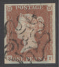 SG 8m 1d red-brown lettered KI. Very fine used with a number ‘8’ in Maltese cross. 4 fine margins CAT £160