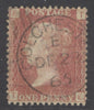 SG 43 1d rose-red plate 98. Very fine used with Colchester CDS, 22nd Dec 1865