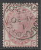 SG 143 3d rose plate 16. Very fine used with a Liverpool CDS, April 30th 1875