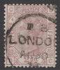 SG 141 2½d rosy-mauve plate 4. Very fine used with an upright London CDS
